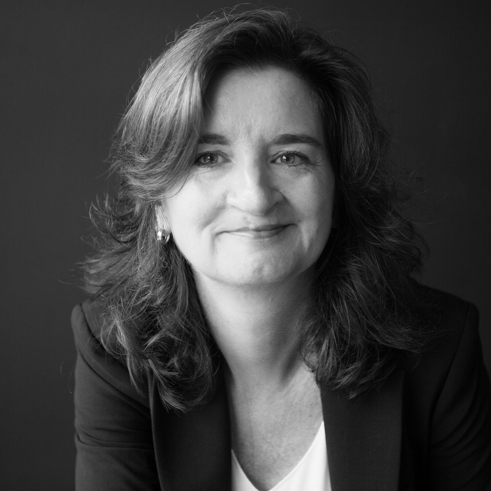 Portretfoto (zwart-wit) Marieke Schuurmans